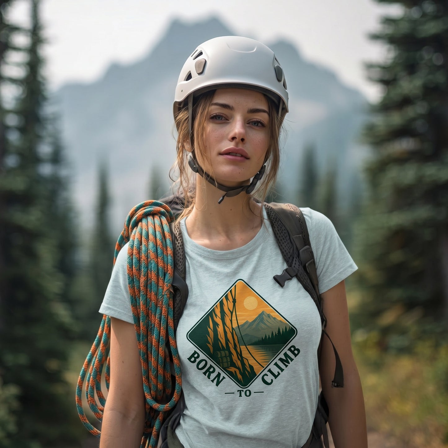 Born to Climb Mountain Adventure Tee