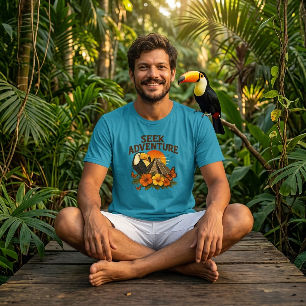 Seek Adventure Retro Outdoor Tee
