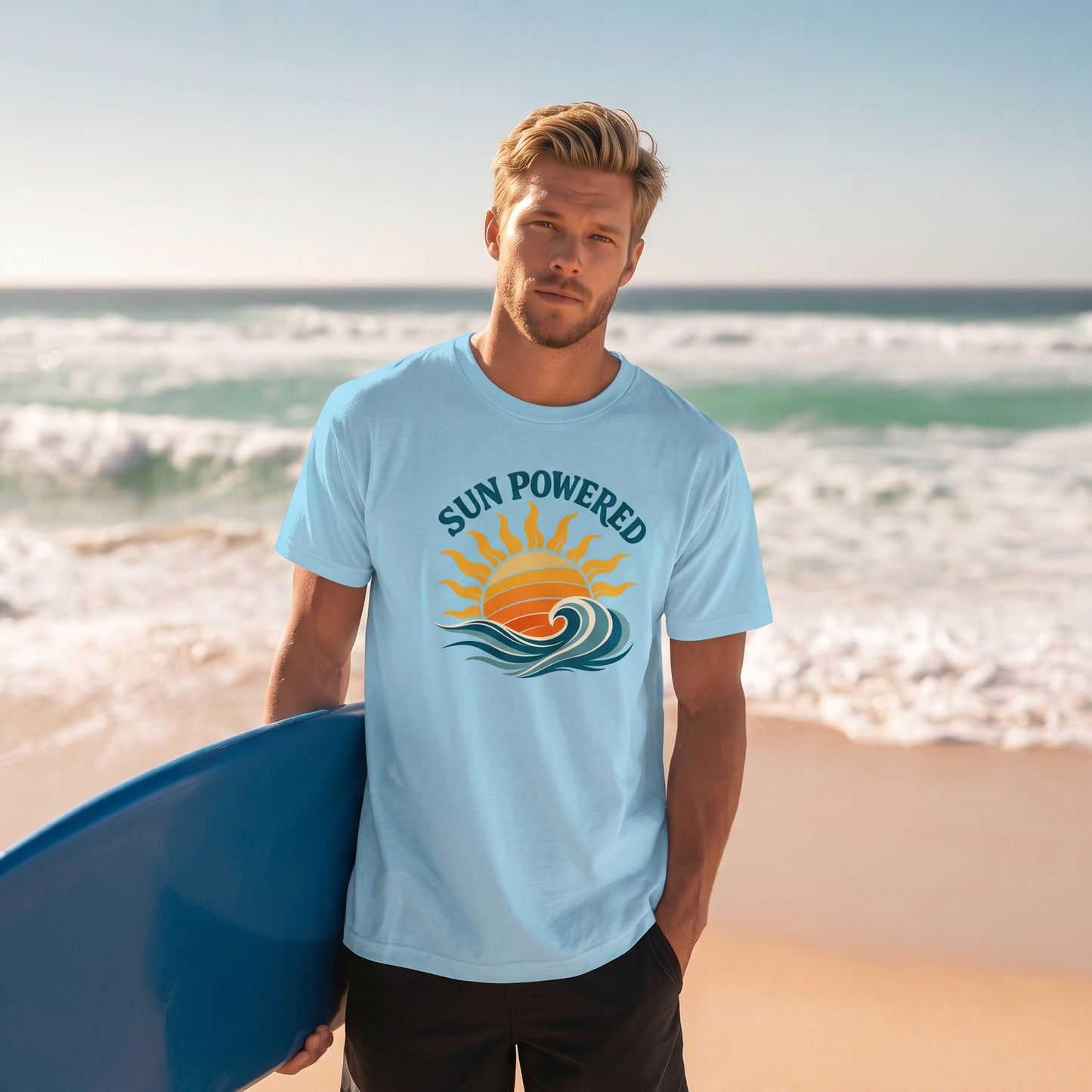 Sun Powered Retro Sunshine Tee