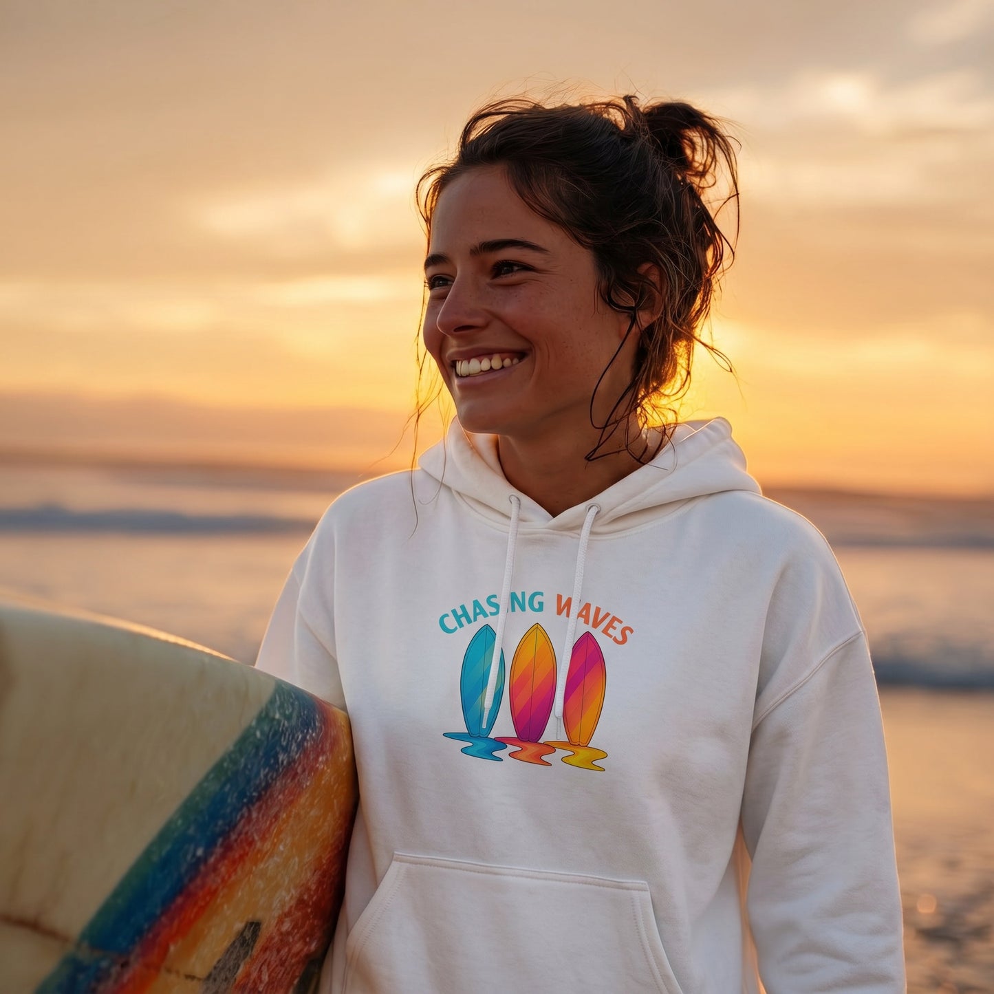 Chasing Waves Surf Lifestyle Hoodie