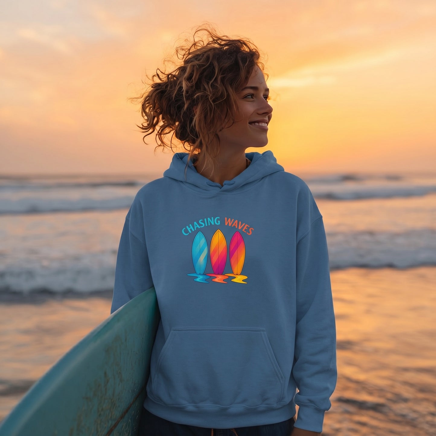 Chasing Waves Surf Lifestyle Hoodie