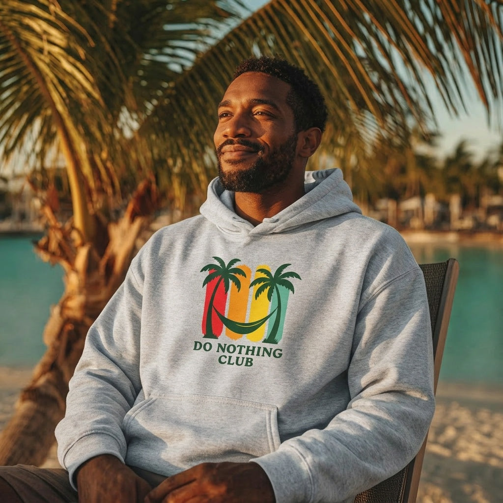 Do Nothing Club Tropical Beach Hoodie