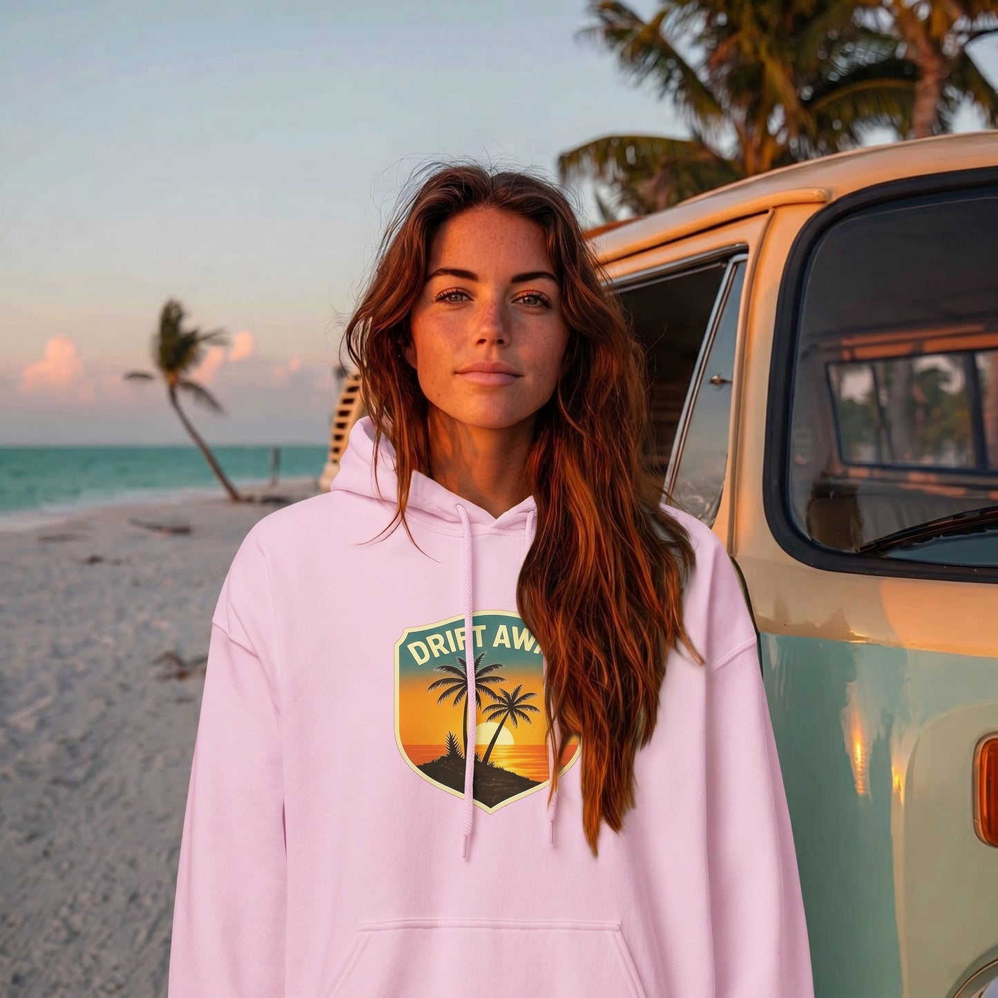 Drift Away Island Graphic Hoodie