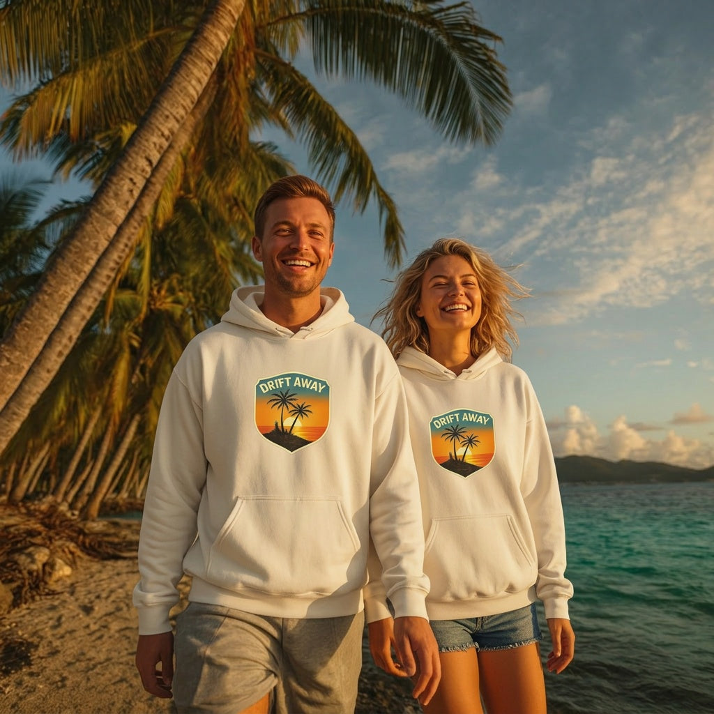 Drift Away Island Graphic Hoodie