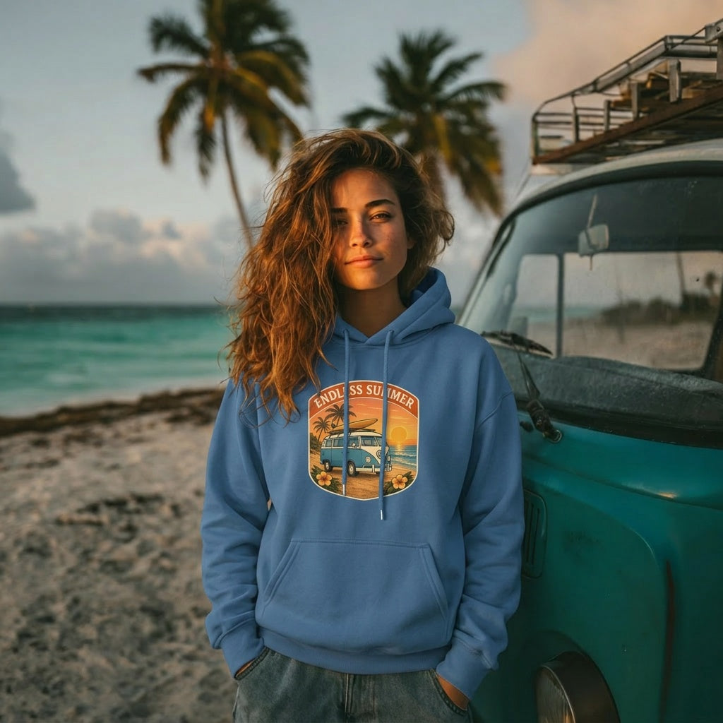Endless Summer Surf Van Hoodie