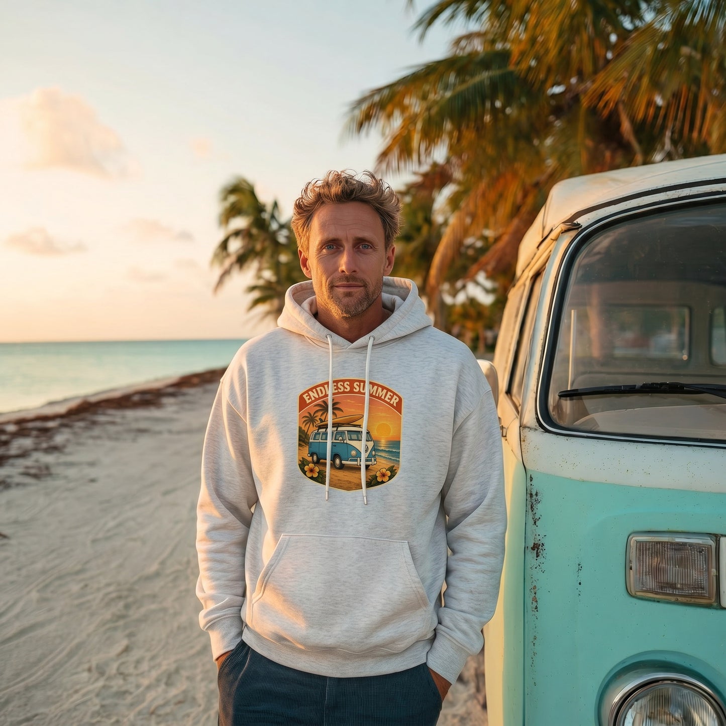 Endless Summer Surf Van Hoodie