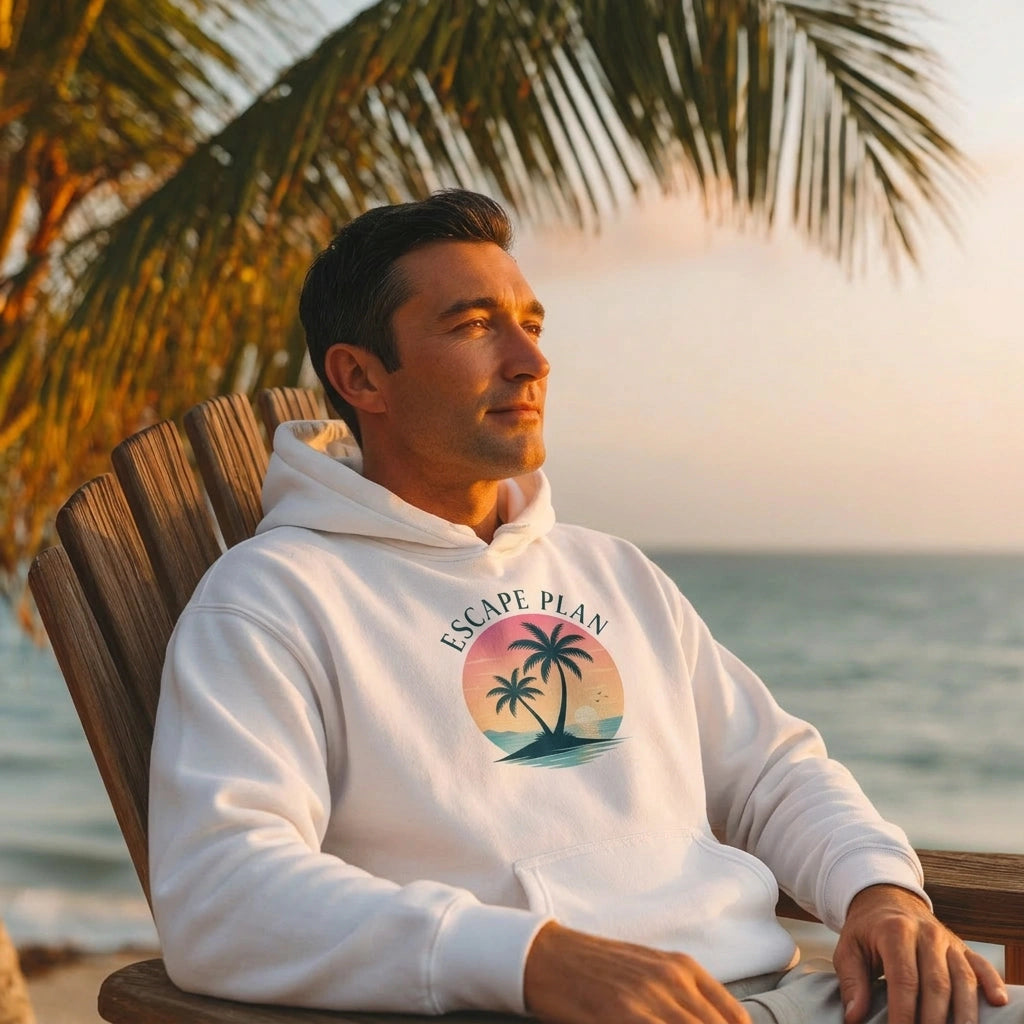 Escape Plan Tropical Sunset Hoodie