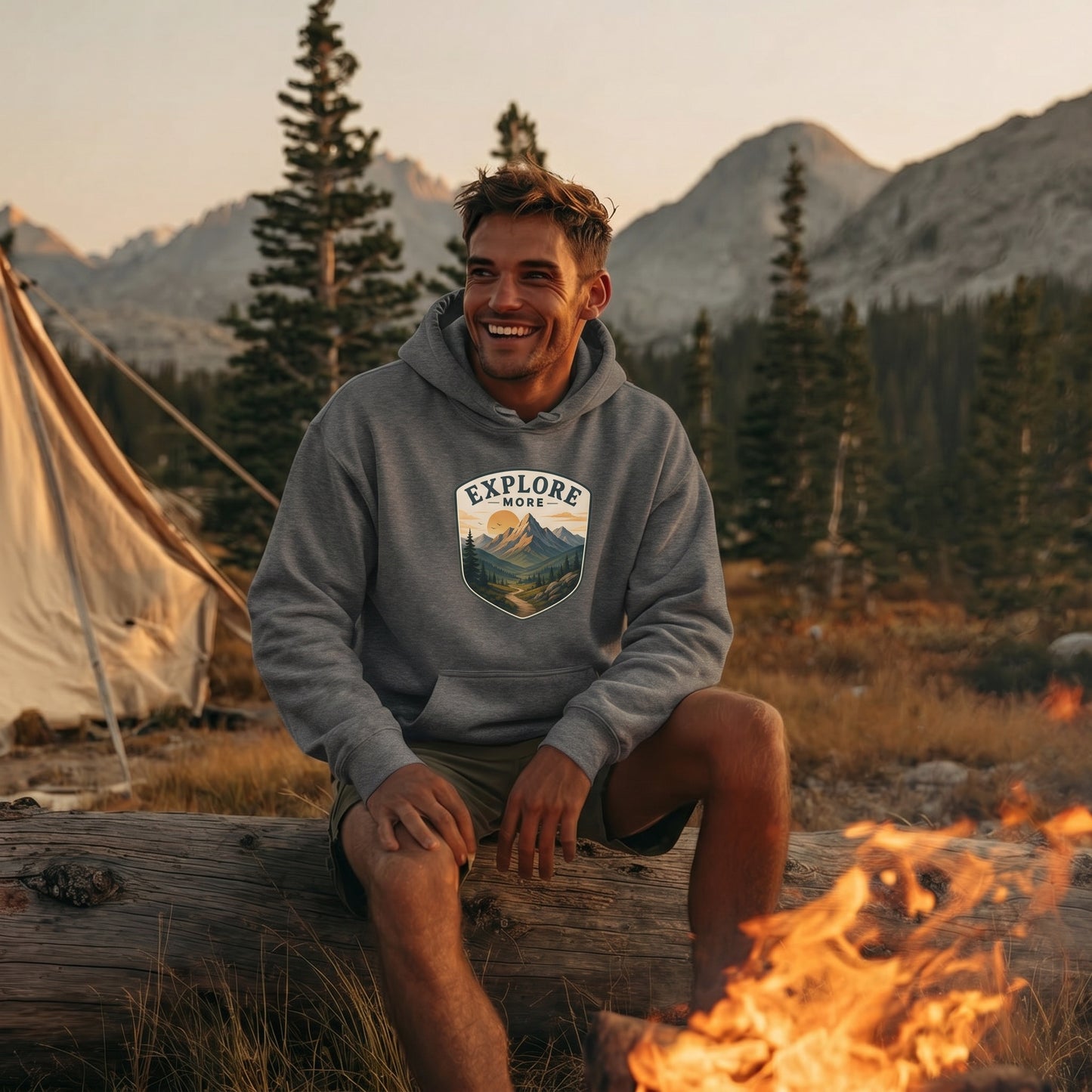 Explore More Mountain Adventure Hoodie