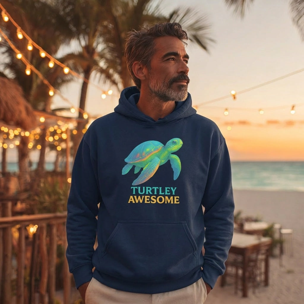 Turtley Awesome Tropical Paradise Hoodie