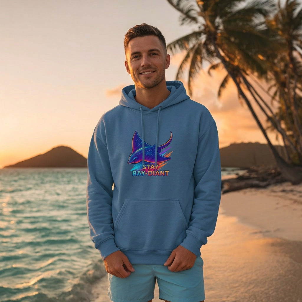 Stay Ray-Diant Stingray Beach Hoodie
