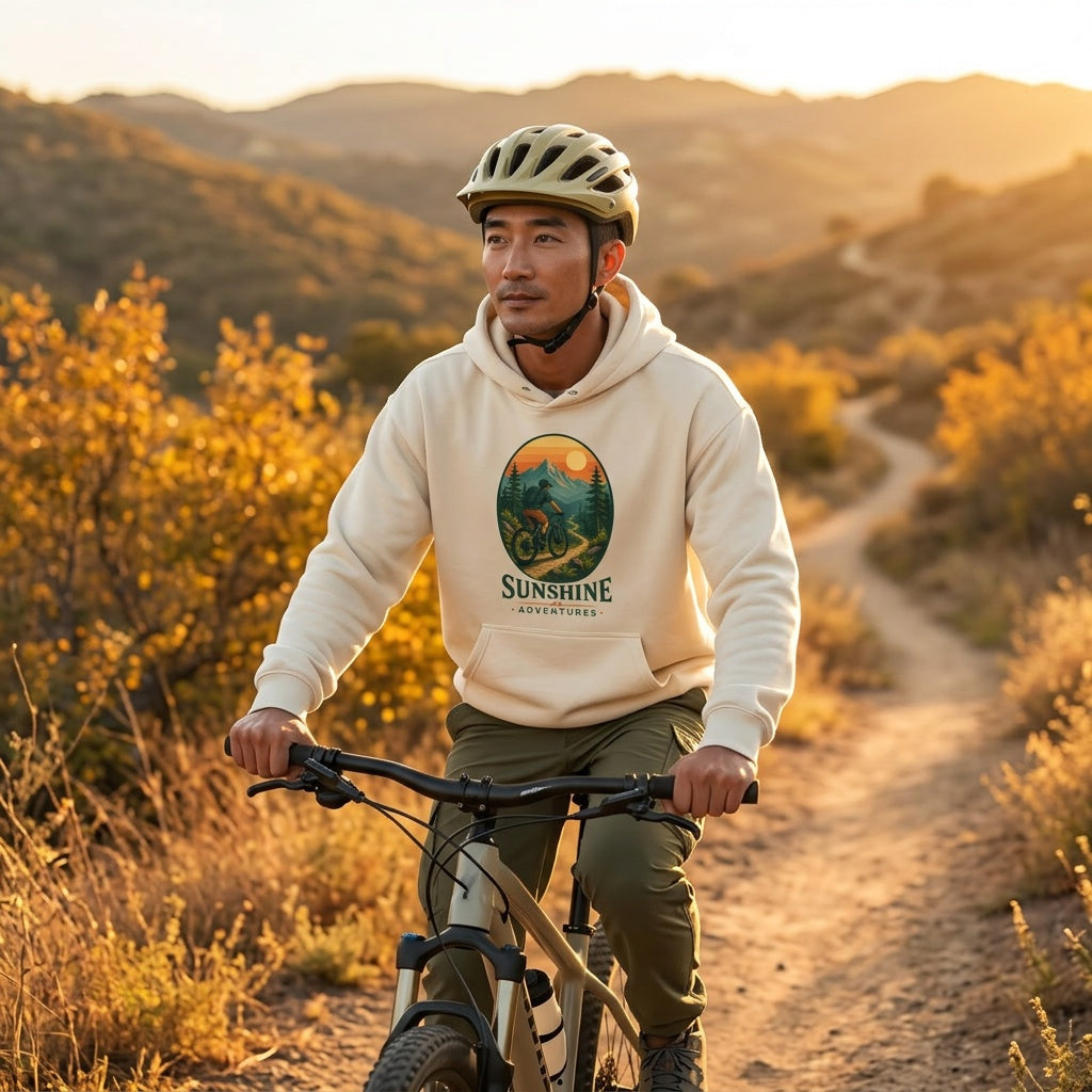 Sunshine Adventures Mountain Bike Hoodie