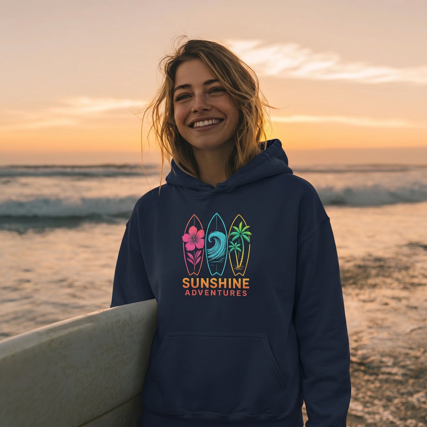 Sunshine Adventures Surfboards Hoodie