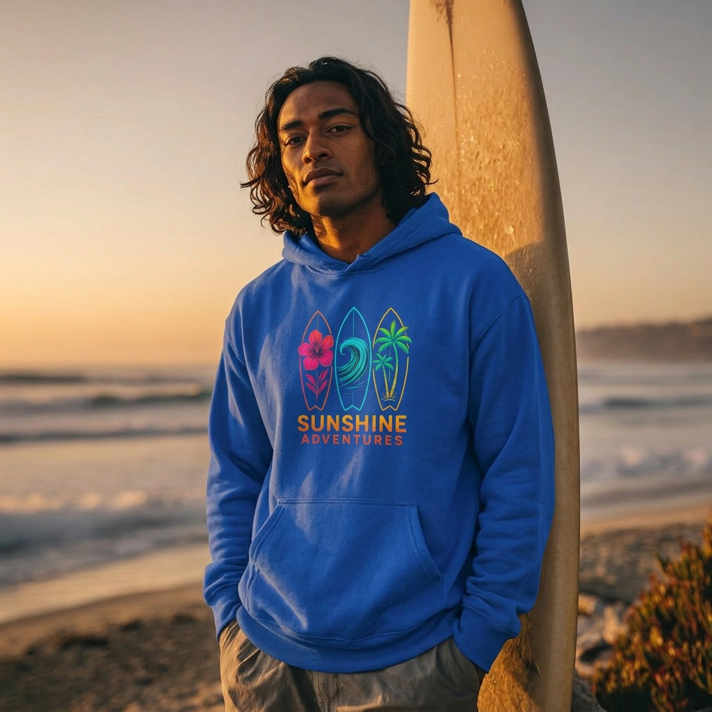 Sunshine Adventures Surfboards Hoodie