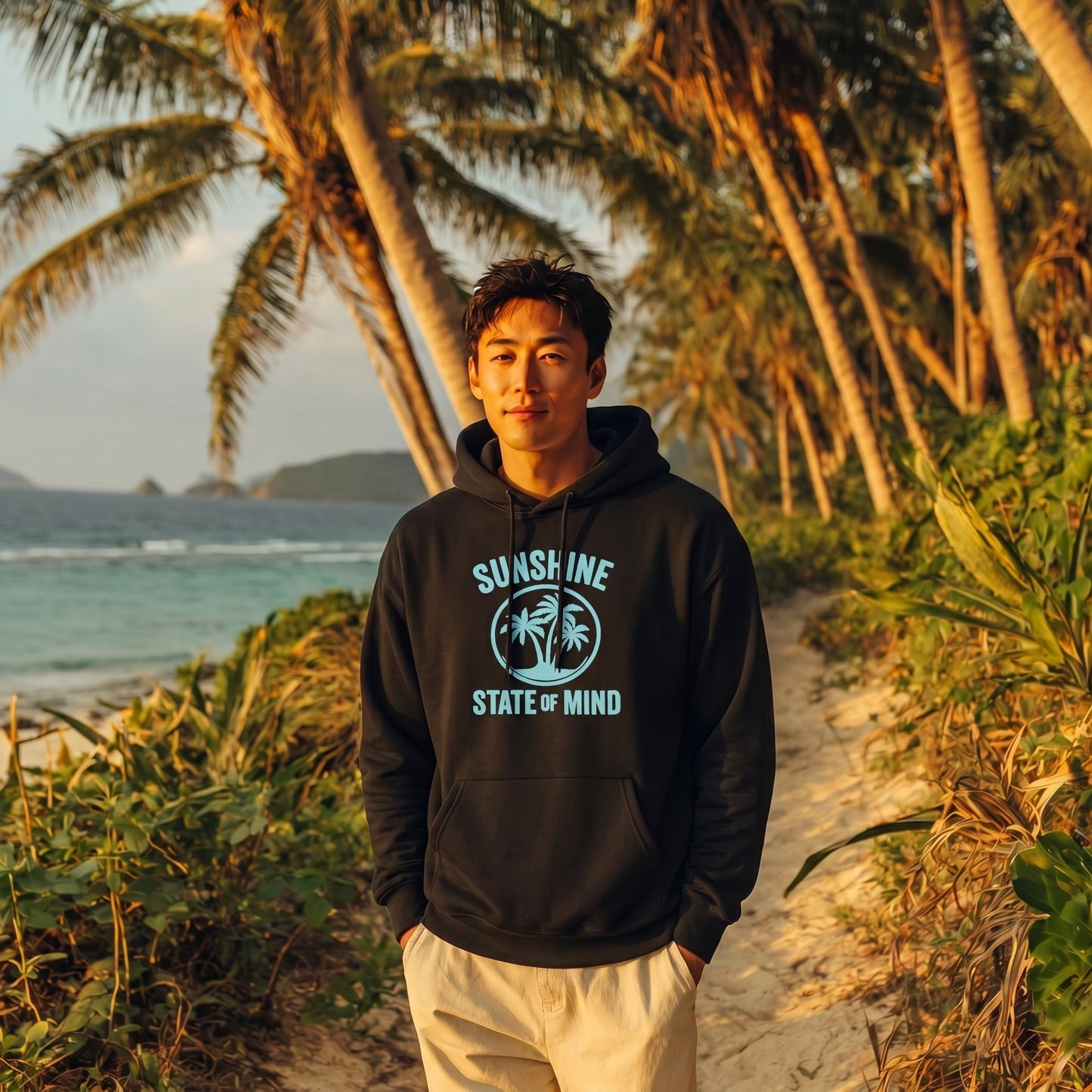 Sunshine State of Mind Retro Hoodie