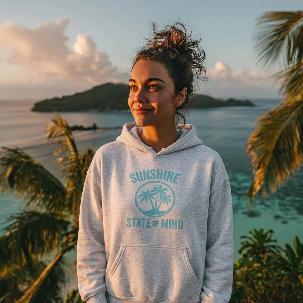 Sunshine State of Mind Retro Hoodie