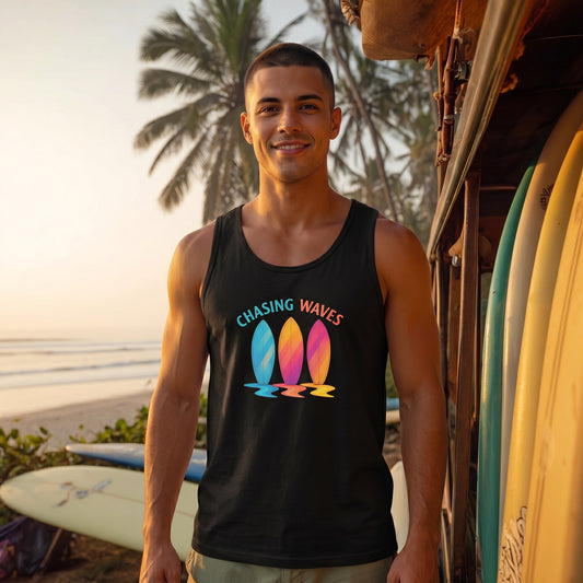 Chasing Waves Surf Lifestyle Tank Top