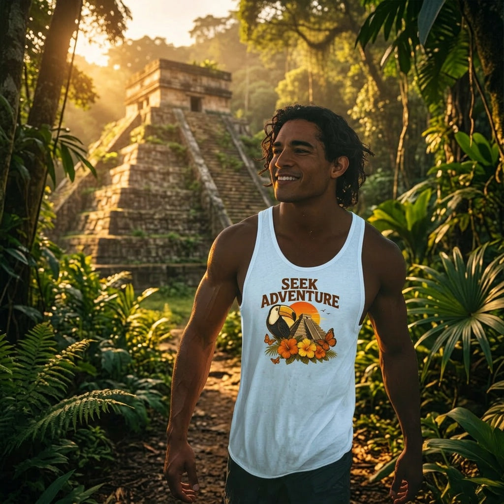 Seek Adventure Retro Outdoor Tank Top