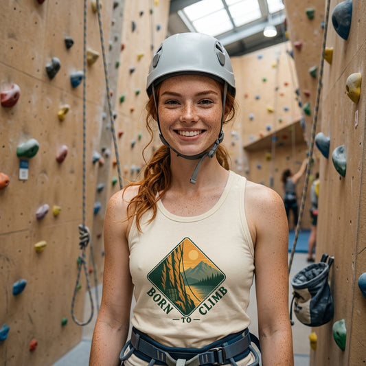 Born to Climb Mountain Adventure Tank Top