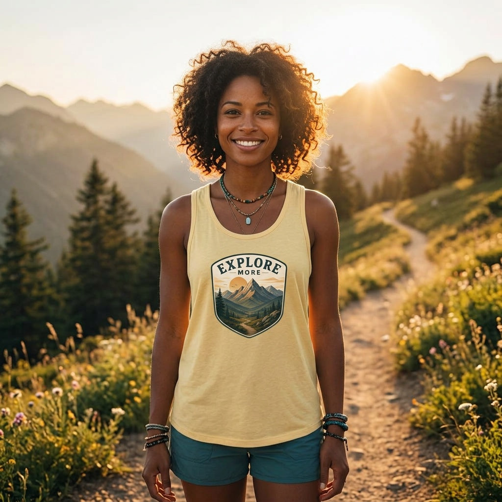Explore More Mountain Adventure Tank Top