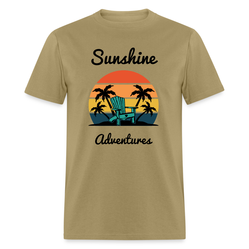 Beach Chair Sunshine Adventures Tee - khaki