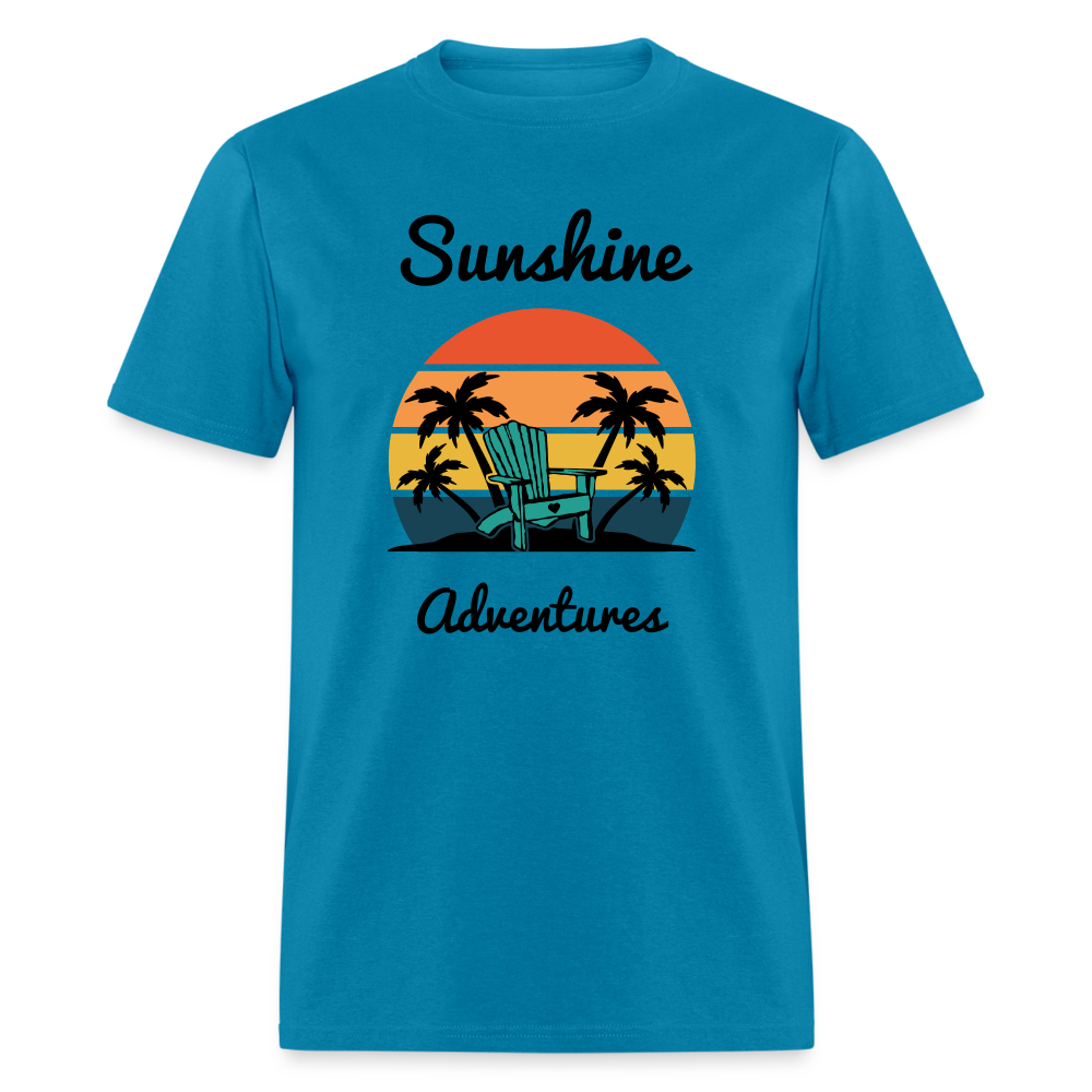 Beach Chair Sunshine Adventures Tee - turquoise