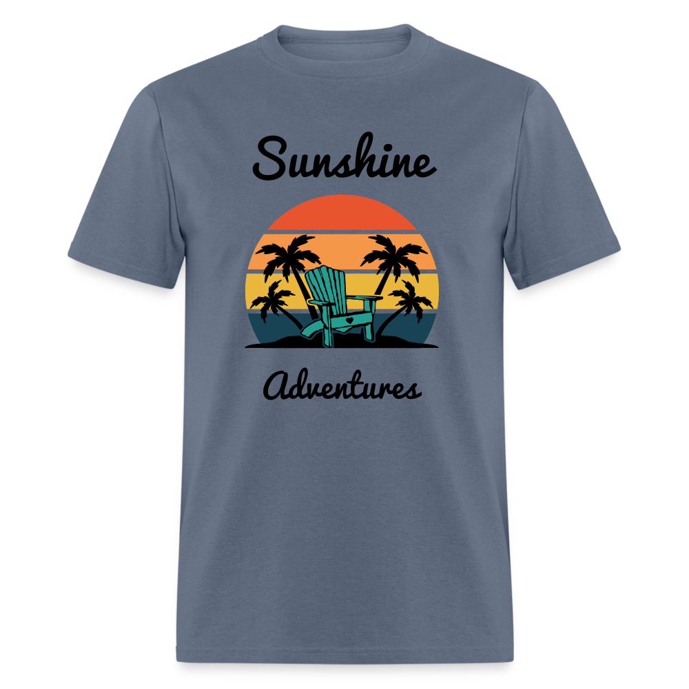 Beach Chair Sunshine Adventures Tee - denim