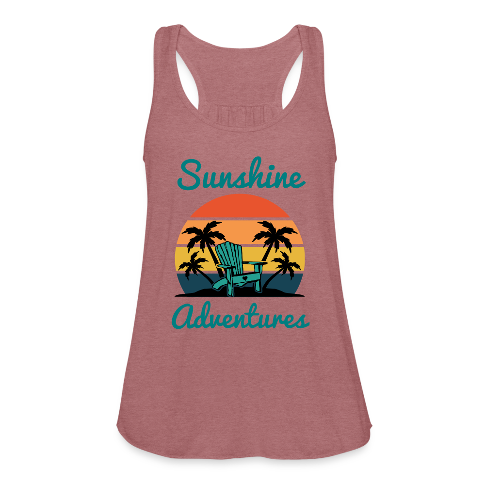 Beach Chair Sunshine Adventures Women's Tank - mauve