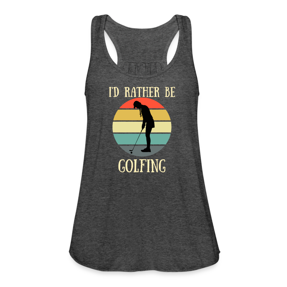 I'd Rather Be Golfing Women's Tank - deep heather