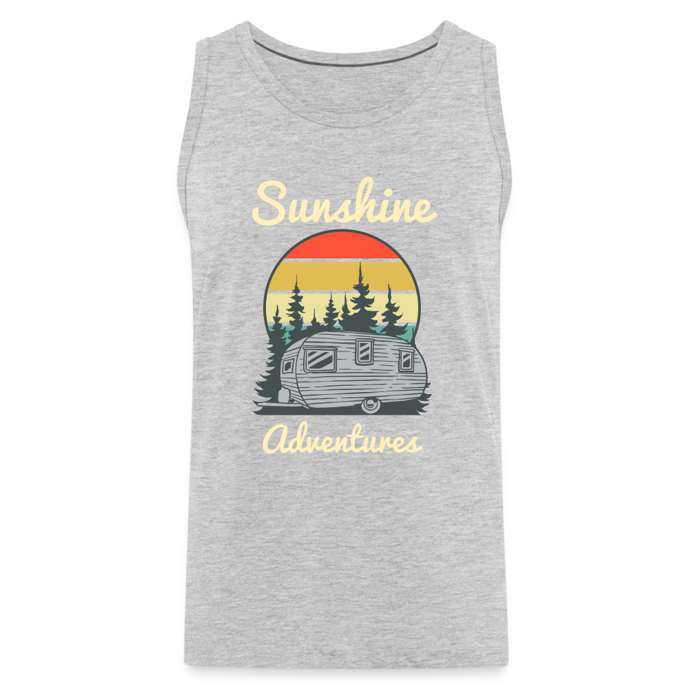 Camping Sunshine Adventures Tank - heather gray