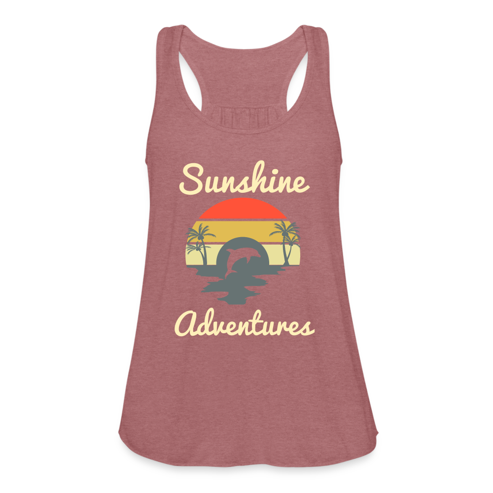 Dolphin Sunshine Adventures Women's Tank - mauve