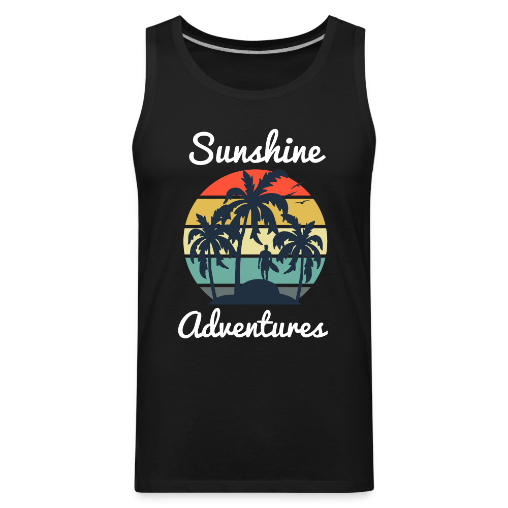 Surfing Sunshine Adventures Tank - black